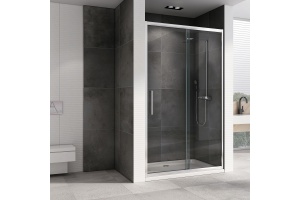 Душевая дверь ABBER Schwarzer Diamant 120 профиль хром (AG30120H) - 2