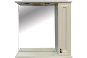 Зеркало Misty Лувр 85 R слоновая кость