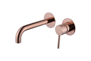 Смеситель для раковины ABBER Wasser Kreis розовое золото