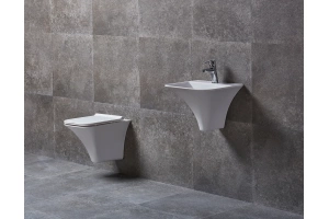 Унитаз подвесной beWash Ladoga с сиденьем микролифт белый - 2