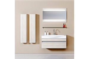 Тумба с раковиной Aqwella 5 stars Бергамо 100 акация - 3