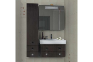 Зеркало-шкаф Vod-Ok Квадро 80 - 2