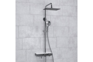 Душевая система WasserKraft 30 с термостатом хром - 2