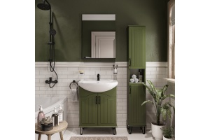 Мебель для ванной DIWO Сочи 65 зеленая
