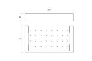 Полка Timo Petruma хром - 2