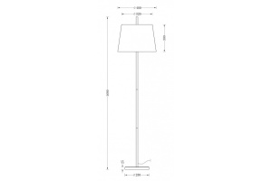 Торшер Freya Sandy FR5118FL-01BS - 2