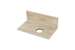 Столешница под раковину Aquaton Мишель ЛДСП 80 светлое дерево