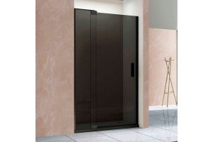 Душевая дверь в нишу Vincea Extra VDP-1E8090CGB 80/90 см, стекло тонированное, профиль черный