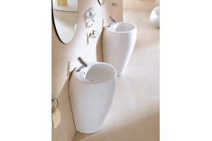 Раковина подвесная CeramaLux N 52.5 см белый (1001) - 2