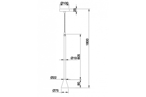 Подвесной светильник Maytoni Arrow P064PL-01W - 3