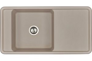 Мойка кухонная AQUATON Беллис 97 серый шелк