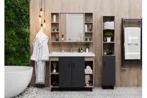 Зеркало-шкаф Onika Тимбер 100 светлое дерево - 3