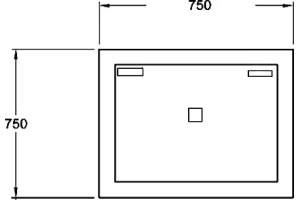 Зеркало Sanvit Матрикс 75 с подсветкой - 2