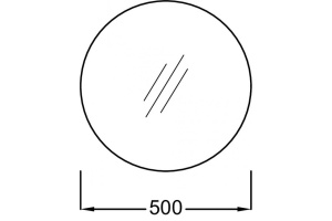 Зеркало Jacob Delafon Odeon Rive Gauche EB1143-NF 50 см - 2