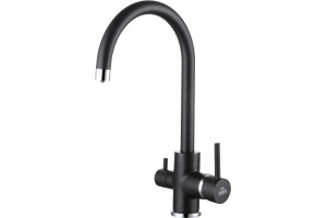 Смеситель для кухни Paulmark Essen черный матовый