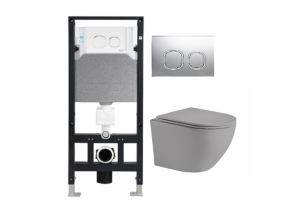 Комплект Weltwasser AMBERG 506 + MERZBACH 004 MT-GR + AMBERG RD-CR (10000006820)