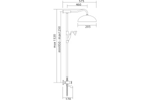 Душевая стойка Veragio Agatha VR.AGA-9945.CR хром - 2