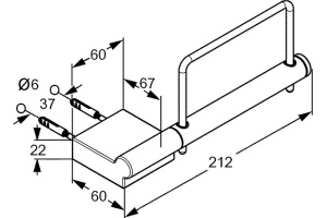 Держатель туалетной бумаги Kludi  (4897105) - 2