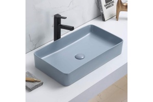 Раковина накладная CeramaLux NC 60.5 см голубой матовый (78189MHL-4) - 2