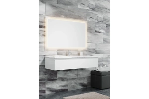 Тумба под раковину Sanvit Авеню-1 120 белый глянец - 2