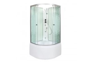 Душевая кабина Deto L 100х100 с гидромассажем, без крыши (L910NGM) - 2