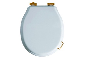 Крышка-сиденье Simas Lante LA003 белая, петли бронза