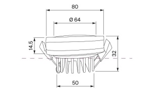Встраиваемый светильник Maytoni Phanton DL2001-L7W4K - 2