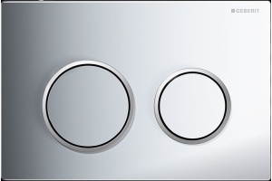 Кнопка смыва Geberit Omega 20 115.085.KH.1 хром/матовый хром
