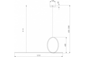 Подвесной светильник Eurosvet Mist 90266/1 золото - 3