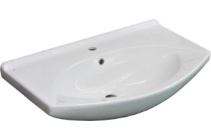 Тумба с раковиной Bellezza Лагуна 65 с ящиком, белая - 3