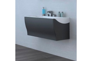 Тумба с раковиной Акватон Ондина 80 графит