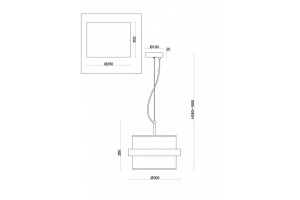 Подвесной светильник Freya Bride FR5367PL-01BS - 3