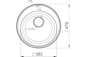 Мойка кухонная GranFest Quarz Z08 черный - 3
