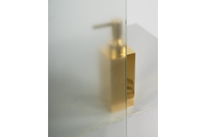 Душевой уголок BelBagno Uno 120х100 профиль хром стекло матовое - 2