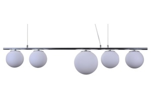 Подвесной светильник LUMINA DECO Baristica LDP 6012-5 CHR+WT