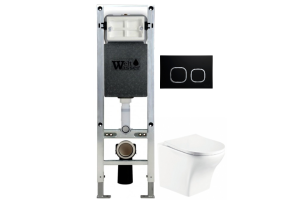 Комплект Weltwasser AMBERG 350 ST + ODENBACH 004 GL-WT + AMBERG RD-BL (10000006563)