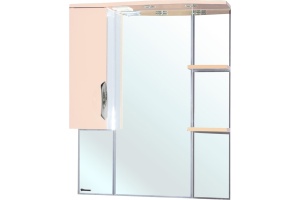 Зеркало-шкаф Bellezza Лагуна 85 L бежевый