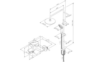 Душевой комплект AM.PM X-Joy F40885A34 - 2