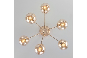 Люстра на штанге Eurosvet Ascot 30166/6 золото - 2