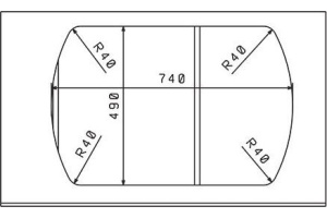 Мойка кухонная Florentina Нире коричневый (20.195.B0760.303) - 3