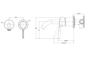 Смеситель для раковины Jacob Delafon Elate хром - 2