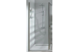 Боковая стенка Allen Brau Priority 100х200 стекло прозрачное профиль серебро матовый 