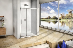 Душевая дверь в нишу Good Door Orion WTW-110-G-CH - 2