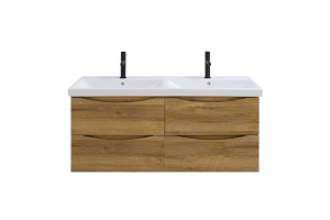 Комплект мебели BelBagno Marino-Cer 120 с двумя чашами светлое дерево - 2