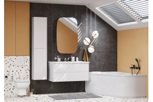 Комплект мебели Aquaton Сохо 100 белый глянцевый