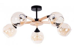 Потолочная люстра Arte Lamp Branson A4370PL-5BR