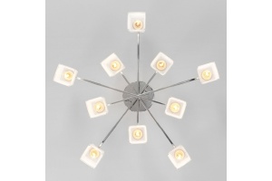 Потолочная люстра Eurosvet Delfi 30162 хром - 2