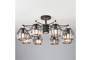 Люстра на штанге Eurosvet Lord 70075/8 черный