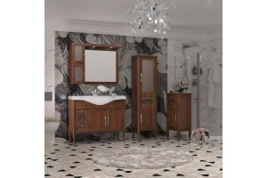 Тумба под раковину Opadiris Мираж 100 темное дерево - 2