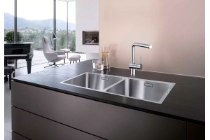 Мойка кухонная Blanco Andano 400/400-U сталь - 3